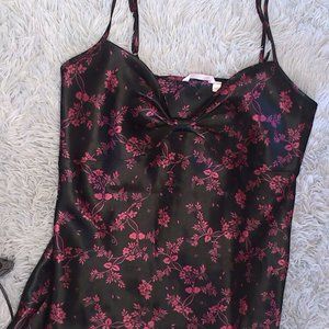 la vie en rose mini slip dress